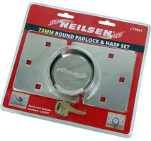 Padlock and Hasp Set