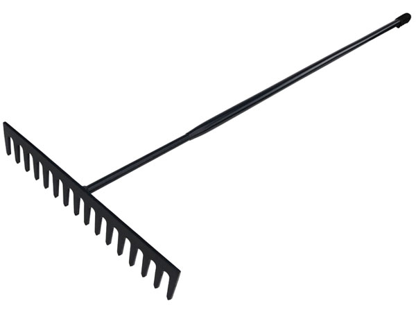 All Steel Tarmac Rake - Flat Teeth