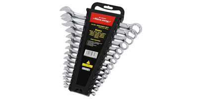 Spanner Set with Plastic Rack