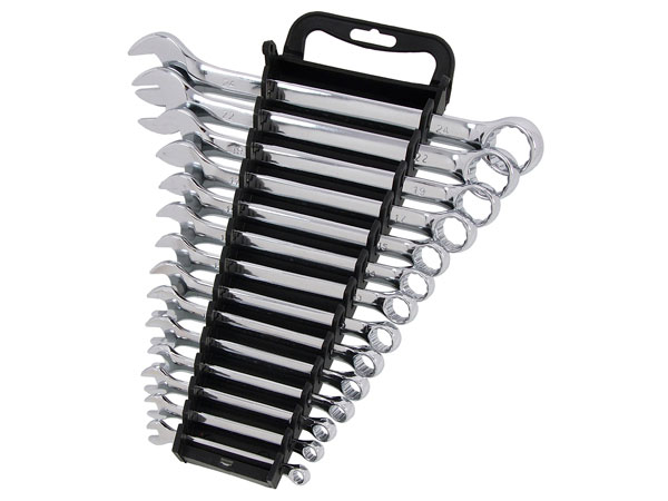 Spanner Set with Plastic Rack