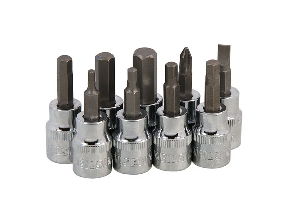 Hex Bit Set with 3/8in.Dr Sockets