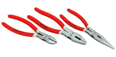 Set of  3 Pliers