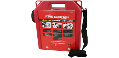 Portable Sandblaster with Shoulder Strap