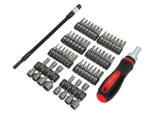 Ratchet Driver & Screwdriver Bit Set