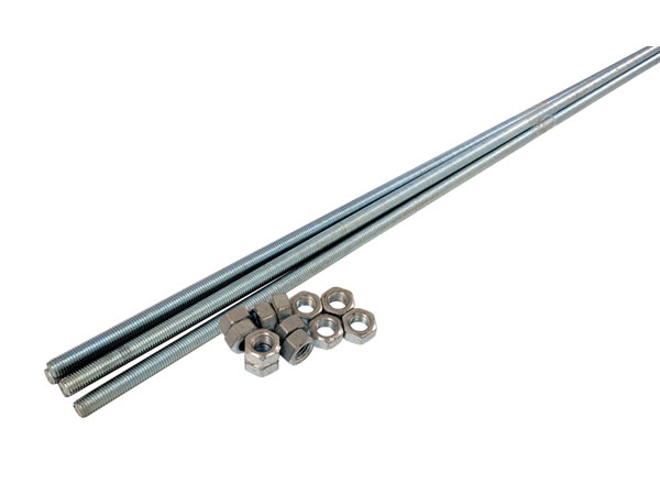 6mm Steel Threaded Bars