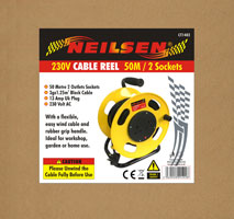 230 Volt Cable Reel - 50 metres