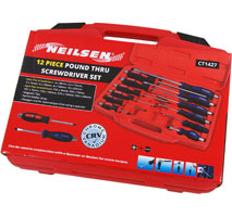 Pound Thru Screwdriver Set