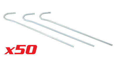 Bag of 50 6mm Tent Pegs