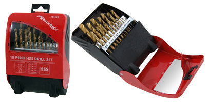 19pc HSS Drill Set 