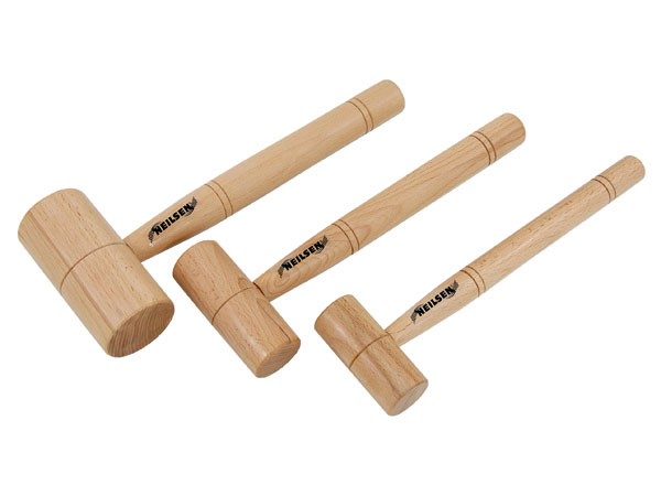 Hobby Mallet Set - 3pc Wood