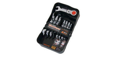 Stubby Ratchet Spanner Set