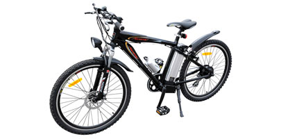 Bicycle with Electric Motor 