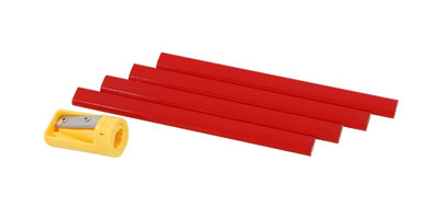 Carpenters Pencils & Shapener