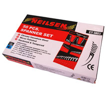 50pc Mixed Spanner Set