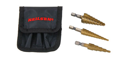 HSS TiN Step Drill Set