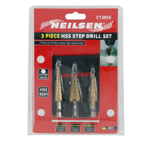 HSS TiN Step Drill Set