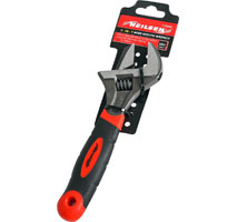 Adjustable Wrench with Extra Wide Jaws