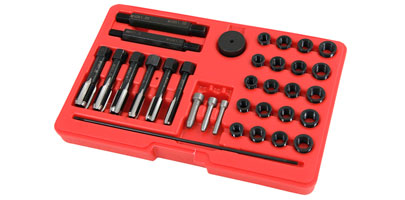 Glow Plug Thread Repair Kit - 33pc