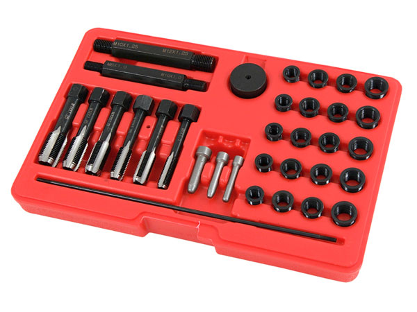 Glow Plug Thread Repair Kit - 33pc