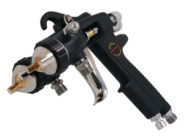 Spray Gun with Twin Heads