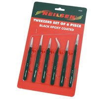 Set of 6 Tweezers