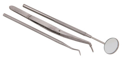 Tweezers with Mirror and Pick