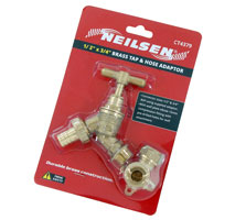 Brass Tap and Hose Adaptor