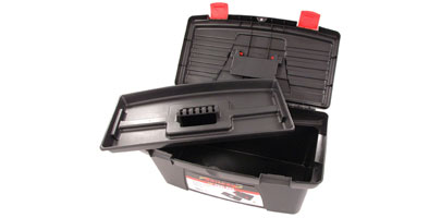 Plastic Tool Box with removable tray