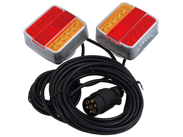 12V Magnetic LED Trailer Light Set