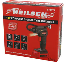 18V Cordless Digital Tyre Inflator