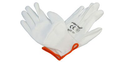 White PU Work Gloves