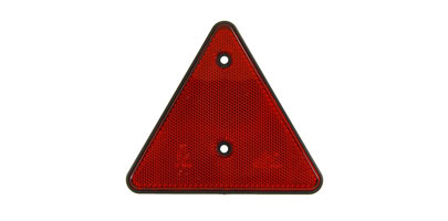 Reflector - Triangular / Red