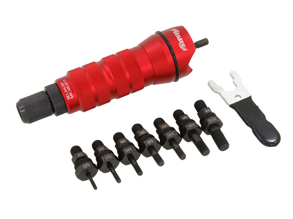 Nut Rivet Drill Adapter Kit M3-M10