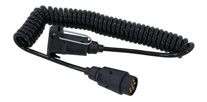 12V Trailer Curly Extension Lead