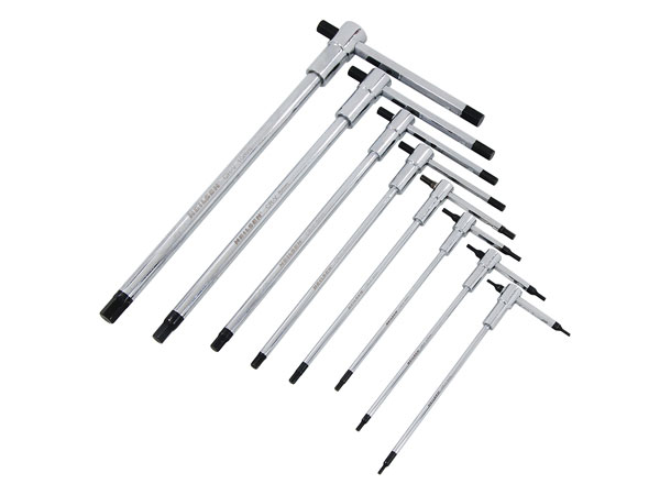 Sliding T-Handle Hex Key Set