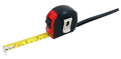 4pc Tape Measure Set - 3 / 5 / 7.5 / 10M