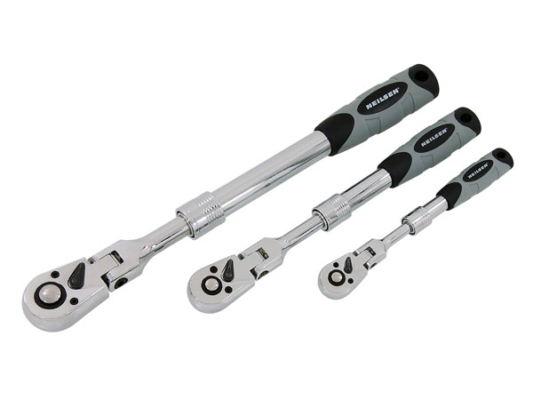 Extending Swivel Head Ratchet Set