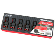 Impact Socket Set with Swivel Head