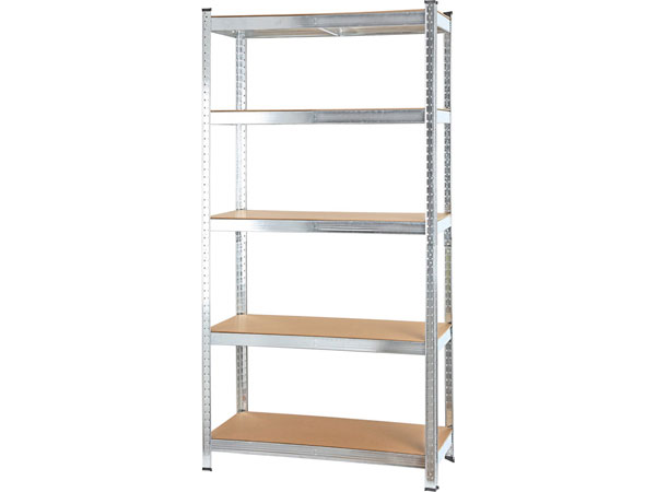 Galvanized Steel & MDF Shelving